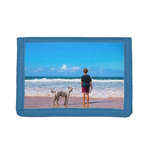 Personalized Custom Your Pet Photo Trifold Wallet
