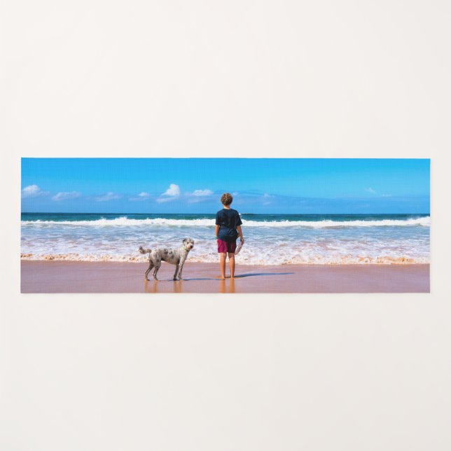 Personalized Custom Your Pet Photo Yoga Mat (Front (Horizontal))