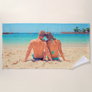 Personalized Custom Your Photo Beach Towel