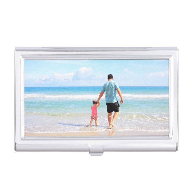 Personalized Custom Your Photo Business Card Case (Front)