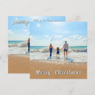 Personalized Custom Your Photo Christmas Card