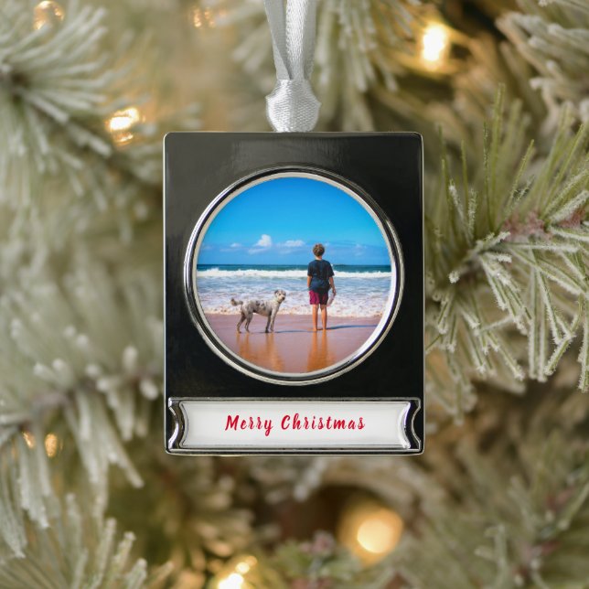 Personalized Custom Your Photo Christmas Ornament (Tree)