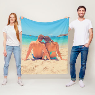 Personalized Custom Your Photo Fleece Blanket