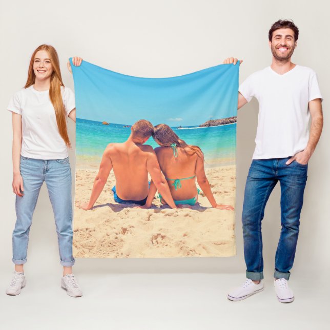 Personalized Custom Your Photo Fleece Blanket (In Situ)