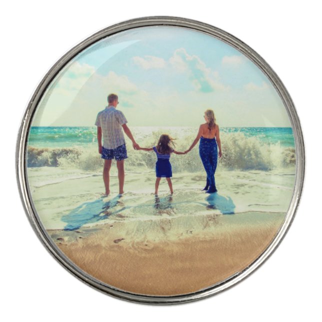 Personalized Custom Your Photo Golf Ball Marker (Front)