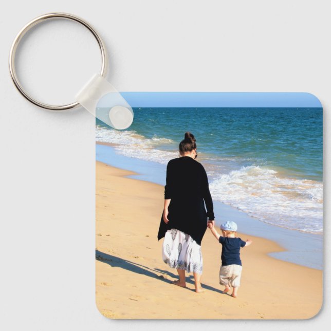 Personalized Custom Your Photo Keychain Keychain (Front)