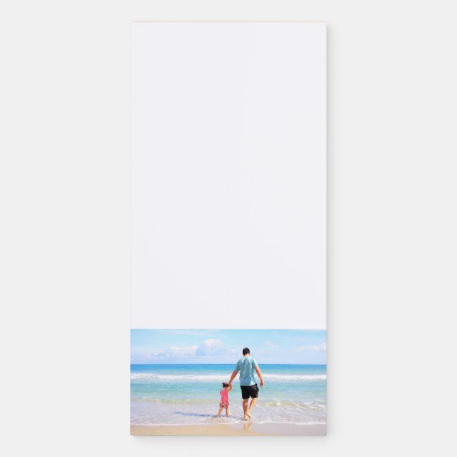 Personalized Custom Your Photo Magnetic Notepad (Front)