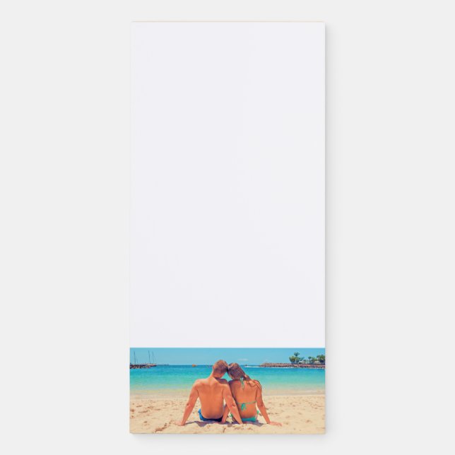 Personalized Custom Your Photo Magnetic Notepad (Front)