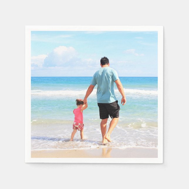 Personalized Custom Your Photo Napkins (Front)
