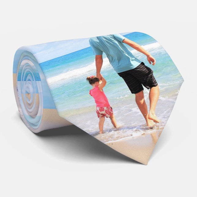 Personalized Custom Your Photo Neck Tie (Rolled)