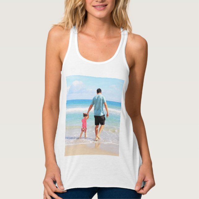 Personalized Custom Your Photo Tank Top Template (Front)