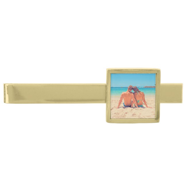 Personalized Custom Your Photo Tie Bar (Front)