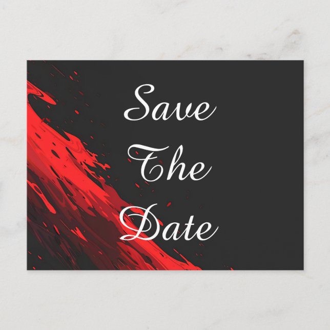 Personalized Custom Your Wedding Save The Date Announcement Postcard (Front)