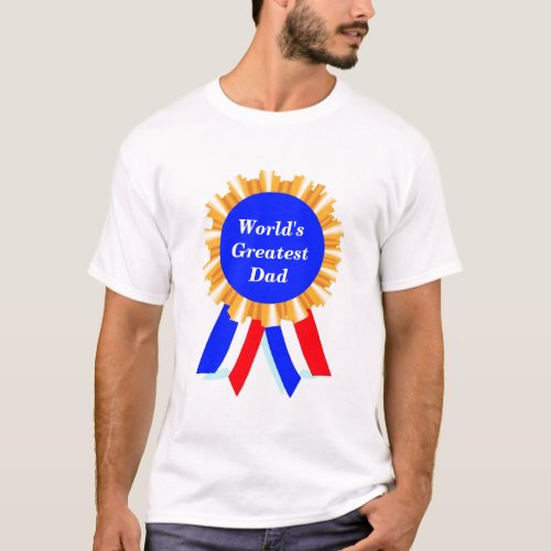 Personalized Customizable Blue Ribbon Tees