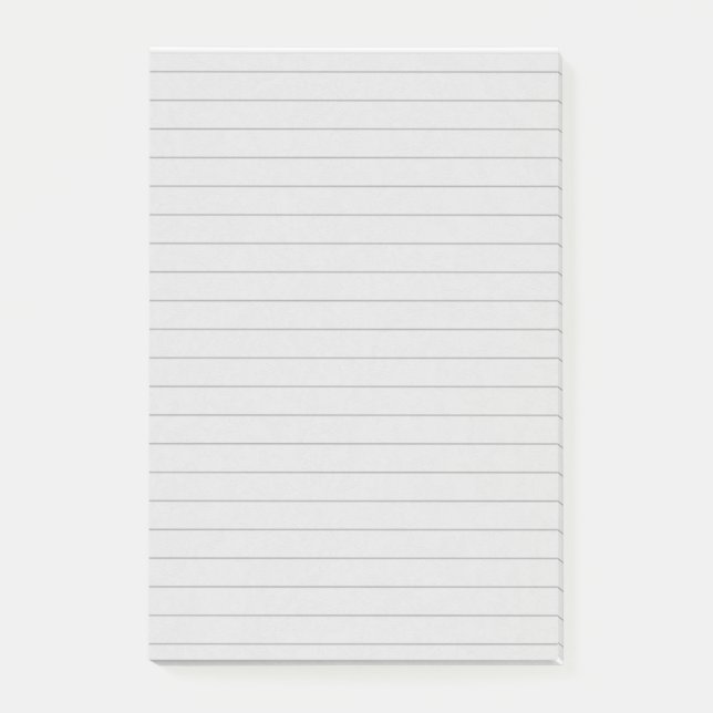 Personalized Customizable Lined Notebook Paper Pos Post-it Notes (Front)