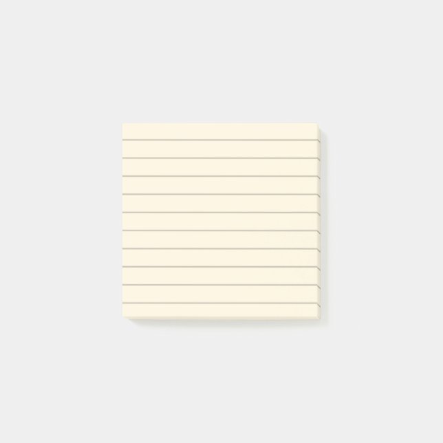 Personalized Customizable Lined Notebook Paper Post-it Notes (Front)
