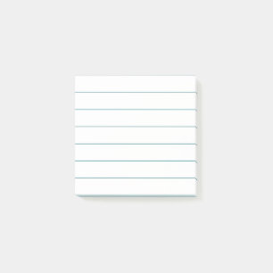 Personalized Customizable Lined Notebook Paper Post-it Notes