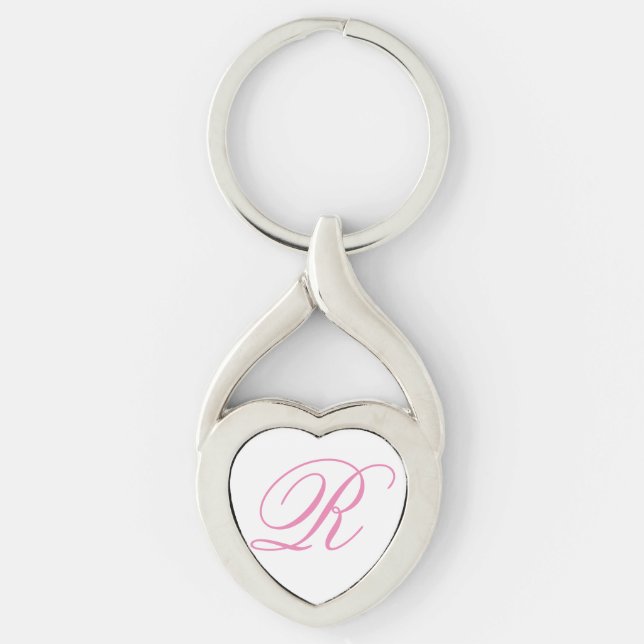 Personalized, Customizable Monogrammed Keychains  (Front)