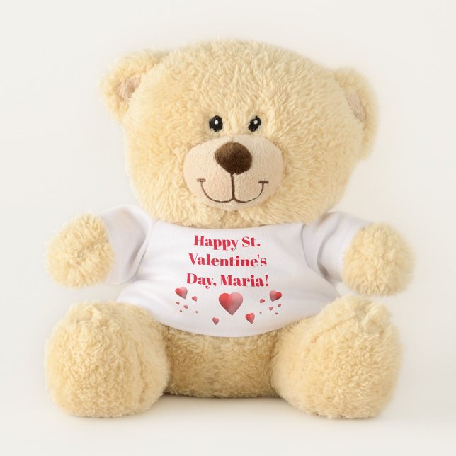 Personalized Customizable Valentine  Teddy Bear (Creator Uploaded)