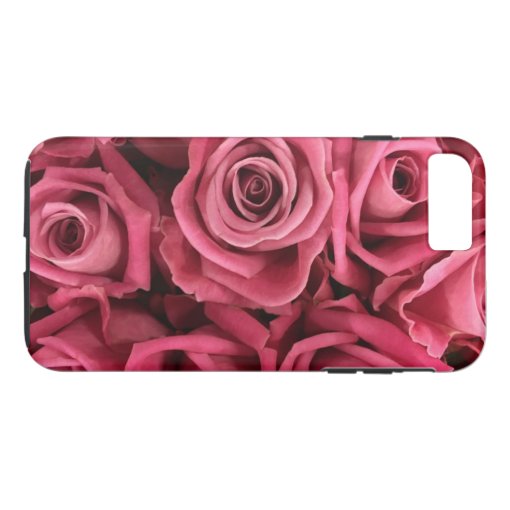 Personalized Customize Pink Roses Case-Mate iPhone Case | Zazzle