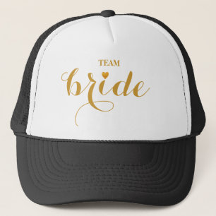 Personalized Customize Team Bride Trucker Hat