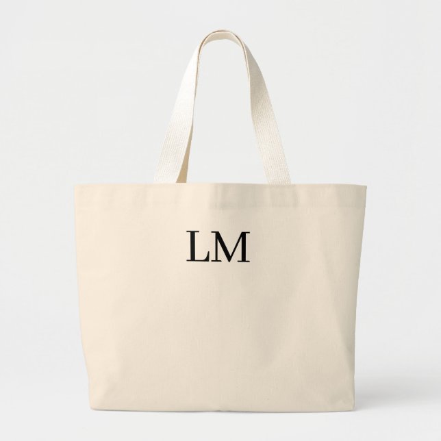 Personalized customized chain|canvas tote bag (Front)