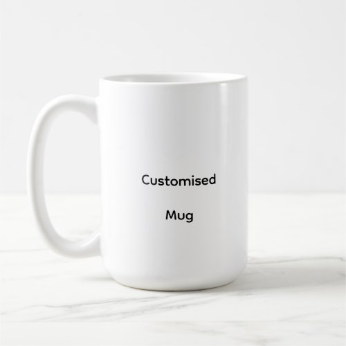 Personalized Customized Classic Mug, 15 oz Coffee Mug