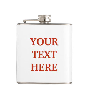 Personalized customized hip flask