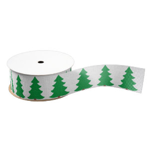 Personalized Customized Merry Christmas Grosgrain Ribbon