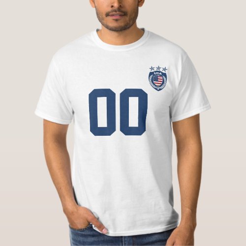 Personalized  Customized USA Sport Jersey T_Shirt