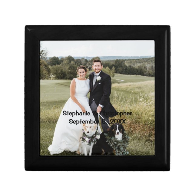 Personalized Customized Wedding Photo Gift Box (Front)