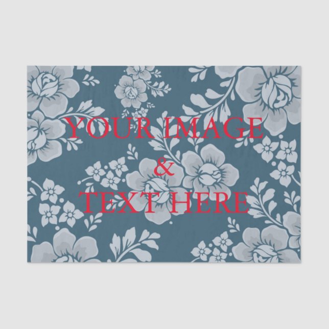 Personalized Customized Your Own Photo Tissue Pape Paper (Front)