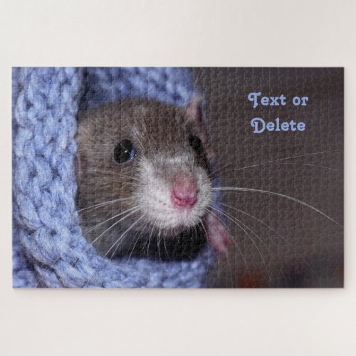 Personalized Cute Baby Pet Rat Jigsaw Puzzle