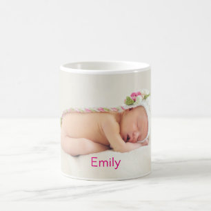 Personalized Cute Baby  Photo Coffee Mug