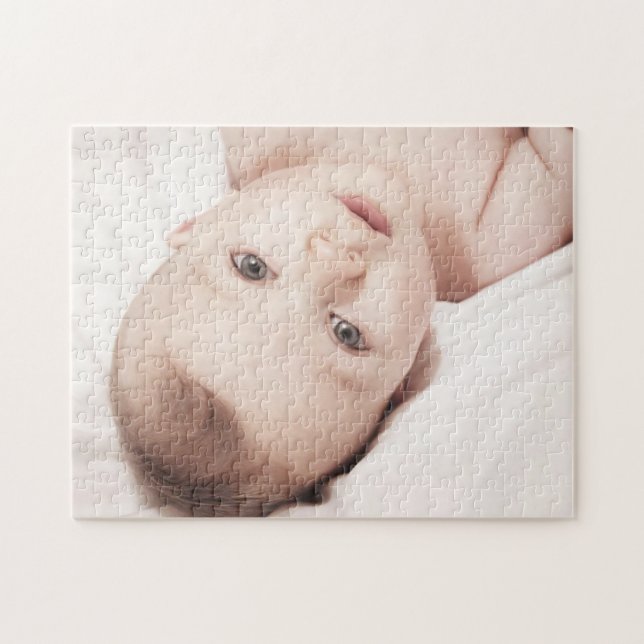 Personalized Cute Baby Photo Puzzle (Horizontal)