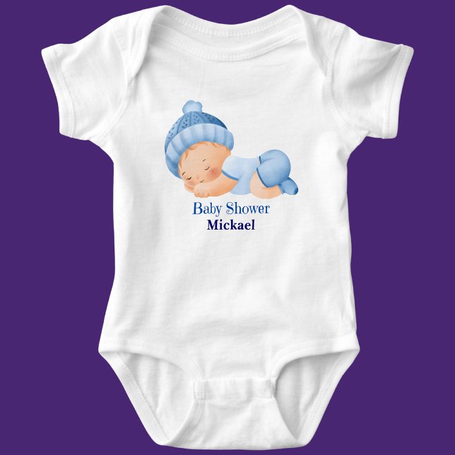 Personalized Cute Baby Shower  Baby Bodysuit (Creator Uploaded)