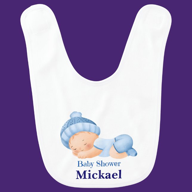 Personalized Cute Baby Shower  Bib (Creator Uploaded)