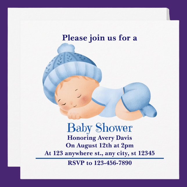 Personalized Cute Baby Shower  Invitation (Creator Uploaded)