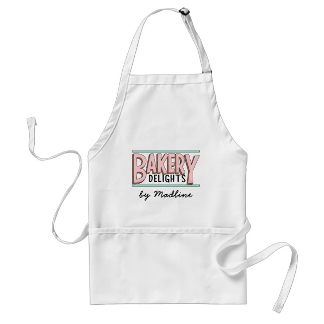 Personalized Cute Baking Lover's Apron (Front)
