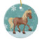 Personalized Cute Brown Horse Christmas