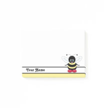 Personalized Cute BumbleBee Post-it® Notes
