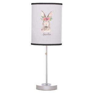 Personalized Cute Bunny Classic Table Lamp