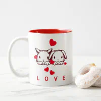Cute Coffee and Donut Complete Couple Coffee Mug, Zazzle