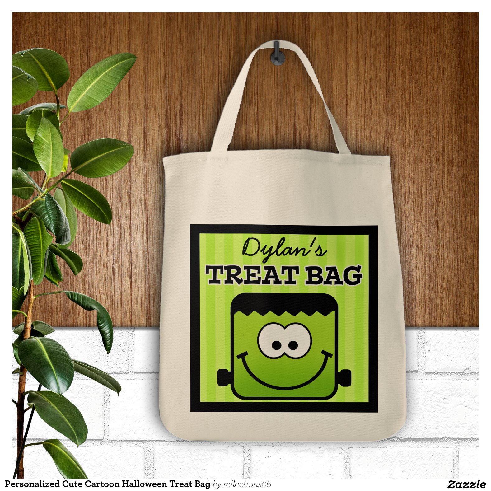 Personalized Halloween Treat Bag
