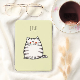 Personalized Cute Cat Gift for Cat Lovers Kindle Cover