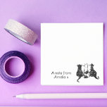 Personalized Cute Cat  Post-it Notes