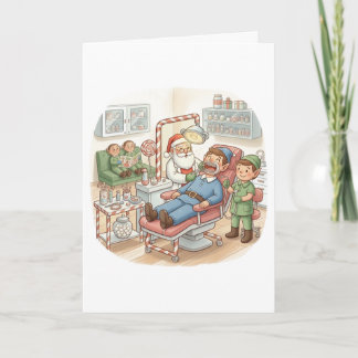 Personalized Cute Christmas Card for Orthodontist