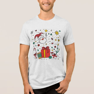 personalized cute Christmas clothing Tri-Blend Shirt