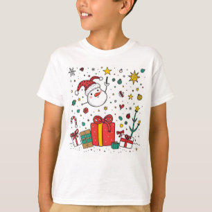 personalized cute Christmas kids t-shirts