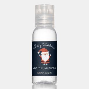 Personalized Cute Christmas Santa Claus Hand Sanitizer
